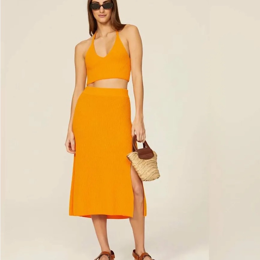 Rag & Bone Xs Deep Yellow Soleil Skirt With Tags!